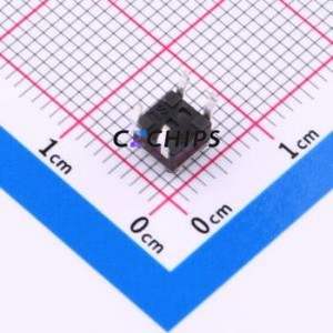 TS09-CBW1EH3.8 Tactile Switch Through hole-4P,4.5x4.5mm Switch Single Pole Single Throw Round Button 1.8N Through Hole - Product Image 2