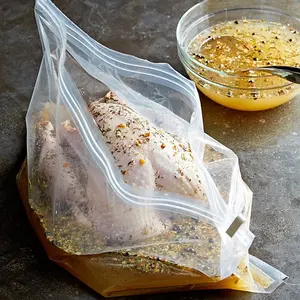 Brining Bag für die Türkei mit doppeltem Reiß verschluss Thanksgiving Turkey Brining Bags mit Clips Große Truthahn-Sole-Tasche mit Kochs chnur