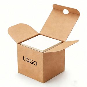 Wholesale Customizable Brown Kraft Paper <b>Gift</b> <b>Box</b> With Lid & Twine Eco-friendly Ideal for Candle & Treat Packaging - Product Image 2