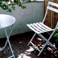 Ensemble de chaises pliantes modernes en métal, idéal pour les salons de thé, les cafés et les espaces extérieurs – Mobilier de restauration pour boissons fraîches et snacks