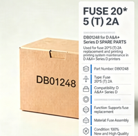 FUSE 20*5 (T) 2A  DB01248 pour la série D A&A+ D PIÈCES DE RECHANGE