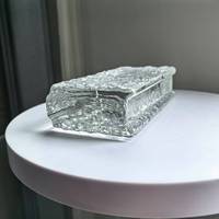 Bloc de verre cristallin solide JYG, brique de verre thermofusible pour application extérieure, pour la décoration d'hôtels, serres, halls et chambres