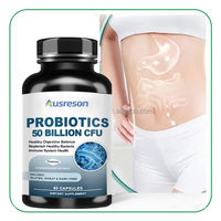 Complément Probiotique et Prébiotique OEM pour Femmes : Enzymes Digestives, Canneberge, 60 CFU, Bifidobacterium Intestinal, Comprimés Probiotiques