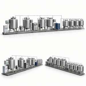 Ligne de production de yaourt à circulation d'eau contrôlée Ace Workshop, petite ligne de production de yaourt pasteurisé pour boulangeries - Product Image 5