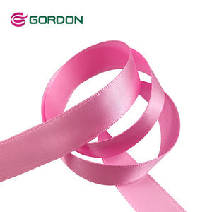 Cinta de Regalo Rosa de San Valentín Gordon con Logotipo Personalizado, Cinta de Satén de Poliéster Rosa para Paquete de Regalo de San Valentín - Product Image 4