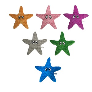 Wholesale Hot Sell Friendly Cute Soft Starfish Durable Pet <b>Squeaky</b> Chew Toy Starfish Interactive Bite Resistant Pet Dog Chew Toy - Product Image 1