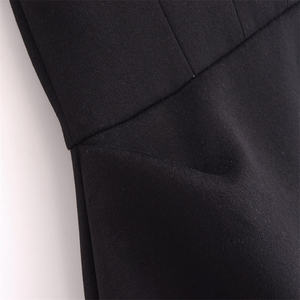 <span class=keywords><strong>Abbigliamento</strong></span> da <span class=keywords><strong>donna</strong></span> 2024 nuova moda abito Top in misto misto abito <span class=keywords><strong>retrò</strong></span> classico Mini abito da <span class=keywords><strong>donna</strong></span> nero - Product Image 5