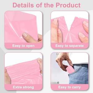 Bolsas Compostables Rosas para Excremento de Perro con Aroma a Cereza y Dispensador, Bolsas Extra Gruesas y Resistentes de Almidón de Maíz para Desechos de Perros - Product Image 5