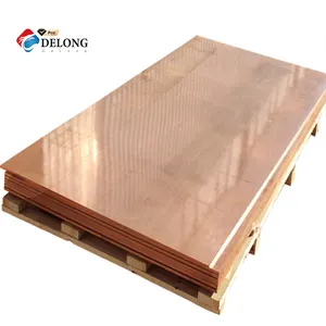 Hot Sale C1100 C10100 C10200 C70600 Copper Sheet Electrolytic Copper Cathode 99.99% Brass Plate Manufacturing