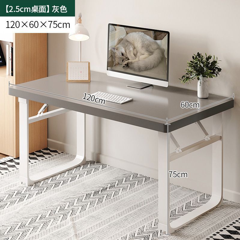 [Upgraded Thick Table Legs] 120*60*75 Gray