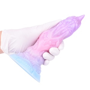 FAAK Hand-pump Inflatable <b>Dildo</b> with Suction Cup Fantasy <b>Dildo</b> Sex Toys Silicone Soft Anal Plug for Men Women - Product Image 5