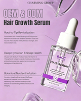 Huile de croissance rapide des cheveux à base de romarin biologique et d'herbes naturelles, marque privée, pour femmes noires, produit indien