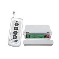 Module de relais sans fil RF 4 canaux 220V 433 MHz et télécommande pour portes de garage portails automatiques