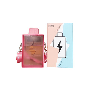 Yafchi Water Bottle Plastic Lightning Design Strap Direct Drink Travel Cup Bpa Free For Students And Adults - Product Image 5