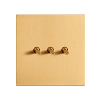 Nuevo Interruptor de Pared Multifuncional Universal de Acero Inoxidable de Alta Gama, Estilo Minimalista, Creativo y Retro