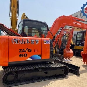 Miniexcavadora Usada Hitachi Zaxis 60 de 6 Toneladas con 1 Año de Garantía en Motor, Bomba y Transmisión, en Venta - Product Image 2