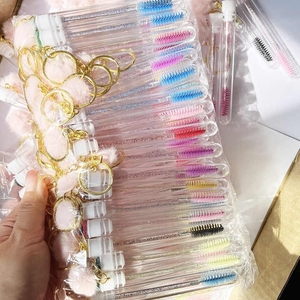 แปรงปัดขนตาแบบใช้แล้วทิ้ง 50 ชิ้น สำหรับต่อขนตาแบบมืออาชีพ อุปกรณ์ทำความสะอาดขนตา - Product Image 2