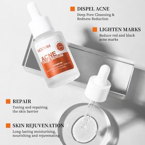Özel etiket yüz bakımı akne Serum kızarıklık azaltmak yatıştırıcı 1% çinko PHA yüz akne eğilimli cilt serumu - Product Image 3