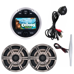 12V không thấm nước kỹ thuật số giao diện điều khiển hệ thống <span class=keywords><strong>Marine</strong></span> <span class=keywords><strong>Radio</strong></span> Receiver Loa <span class=keywords><strong>Set</strong></span> với 3 "TFT màn hình hiển thị BT tương thích - Product Image 3