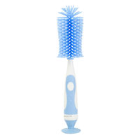 Nouvelle brosse de nettoyage portable en silicone à 360 degrés pour biberons, tétines et pailles, avec long manche, vente en gros du fabricant