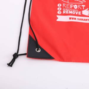 Mochila con Cordón de Nylon 210D y Poliéster Impermeable, Hecha a Medida en Fábrica - Product Image 5