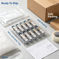 Terminal de ligne optique GPON neuf, pack de transceivers SFP C++++ (10 unités), plateau antistatique, module universel SC 20 kilomètres