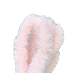 Limpiadores de Pipa Jumbo Twister de pelo de conejo rollo arcoíris colorido material de piel Jumbo limpiadores de pipa de alambre borroso artesanía más grande - Product Image 1