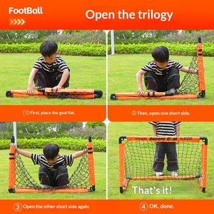 Portable eco-friendly <b>mini</b> soccer <b>goal</b> durable plastic pipes easy to install latest design training equipment - Product Image 5