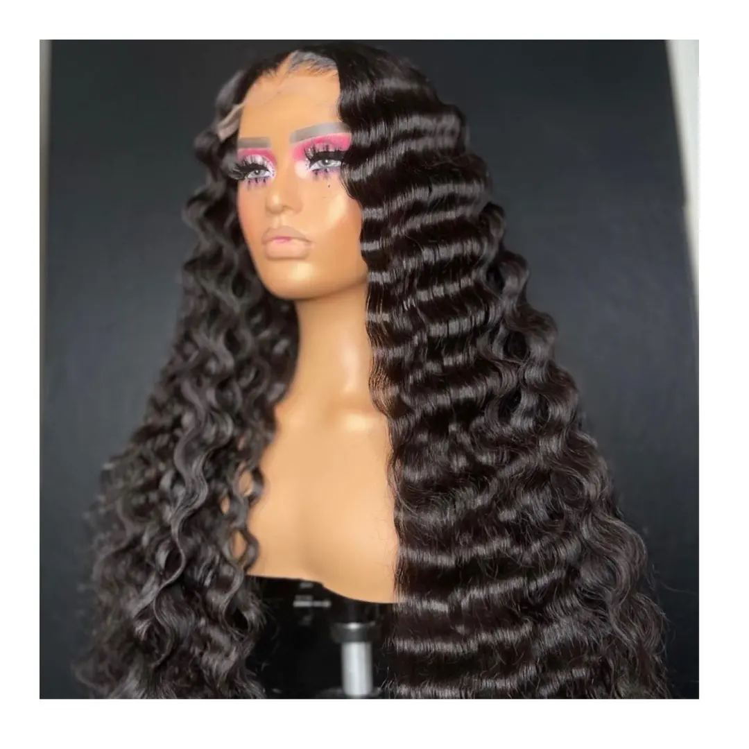 Unprocessed raw virgin bulk human hair,,wholesale bone straight lace frontal wigs brazilian human hair extension