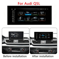 Pantalla Táctil de 10.25 Pulgadas con CarPlay y Android Auto, GPS Integrado, Montaje en el Tablero, Reproductor MP3/MP4, 1 Año de Garantía para AUDI Q5 Q5L 2018