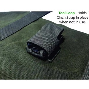 Sac de transport pour bûches en nylon ciré, échantillon gratuit, pour foyer intérieur, porte-bûches - Product Image 4