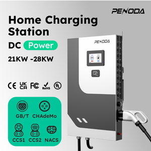 Penoda PDA-21 New 21kW Fast <strong>DC</strong> EV Charger Level2 Single Phase 220V-240V Wallbox CCS1/CCS2/GBT/NACS OCPP1.6 Smart EVSE - Product Image 6