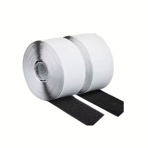 Bande auto-agrippante double face en nylon écologique 0,36 po x 75 pi (10 mm x 23 m) – Fixation textile auto-adhésive résistante à la chaleur, personnalisable et ajustable - Product Image 1