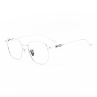 Fabrication chinoise, lunettes de qualité supérieure, logo noir, design de créateur, montures en titane pour un usage quotidien, ne se déforment pas facilement