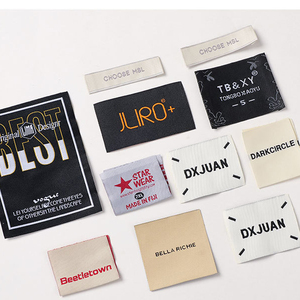 Wholesale Custom Woven Label Manufacturer OEM Brand <b>Logo</b> Tag Sew On - Product Image 2