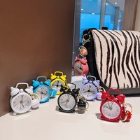 Mini réveil porte-clés de haute qualité, créatif et coloré, pendentif horloge portable, décoration de sac, cadeau pour machine à griffes