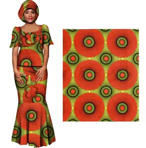 Bestseller Original Wachs Afrikanisch Afrikain Kitenge Wachs Java-Druckstoffe