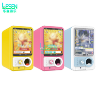 Mesin Penjual Mainan Kapsul Gacha Logam untuk Game Arcade Koin Jepang, Layanan OEM Pabrik Mesin Token, Bahasa Inggris, Garansi 1 Tahun