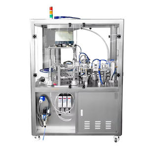 Sellador de llenado de viales de vidrio de ampolla de precisión líquida de soluciones orales para champú de bebidas automático de alta eficiencia Industrial - Product Image 3