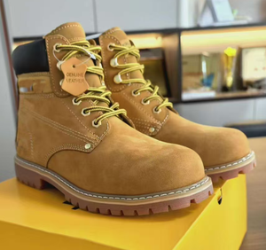Bottes tactiques pour hommes DFB01 personnalisées Goodear Coyote Brown, couleur coyote, en cuir de vachette NUBUCK, recherche de distributeur - Product Image 6