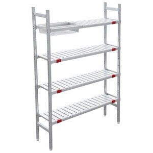 Estanterías <span class=keywords><strong>de</strong></span> Aluminio Resistentes para Exhibición Comercial, Estanterías <span class=keywords><strong>de</strong></span> Góndola para Supermercados y Tiendas <span class=keywords><strong>de</strong></span> Abarrotes - Product Image 2