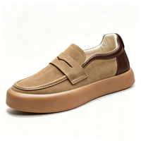 Nouvelles chaussures décontractées souples et respirantes pour hommes, style printemps-hiver-automne, faciles à enfiler, chaussures paresseuses