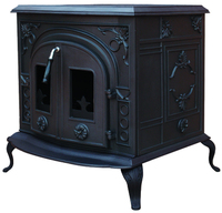 Poêle à bois électrique, brûleur à bois, pour l'intérieur, chine, cuisson multi-carburant en fonte