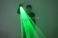 Gants au Laser rotatif pour boîte de nuit, accessoire pour couture, vert, tourbillon, canon Laser, DJ et LED