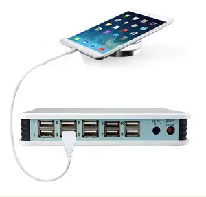 10 USB-Anschlüsse Alarmsystem Einzelhandel anzeige Sicherheit Multi-Port-Aufladung Anti-Diebstahl-Alarm geräte für Handy-Tablet-Laptop