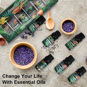 Juego de regalo de aceite esencial de yoga Kit de aceite de aromaterapia fresco para el cuidado de la piel 100% puro y natural para rituales de autocuidado de meditación de yoga - Product Image 6