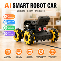 Kit de Robot Inteligente Interactivo de Alta Calidad con Ruedas Mecanum Zetok, Cámara, IA Programable, Aprendizaje STEM para Escuelas y Makers, con Función de Obstáculos