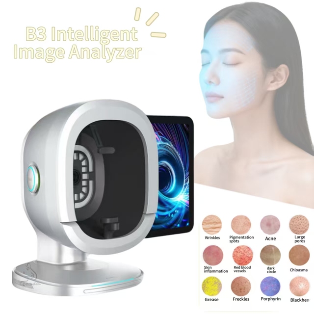 2026 B3 Top Selling 3D Shooting Scan Skin Analysis Machine Al Skin Aging Simulation Intelligent Prediction System