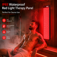 Panneau de luminothérapie infrarouge proche étanche pour le corps entier, détoxification, thérapie par sudation profonde, intégration sauna infrarouge, OEM ODM pour sauna