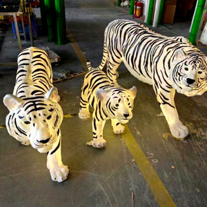 Lampe LED motif tigre avec corps en fibre de verre pour parcs d'attractions, expositions zoologiques et aménagements commerciaux - Product Image 4
